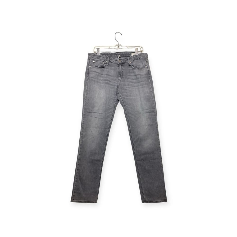 Womens NWOT Rag & Bone Dre Low rise slim boyfriend gray‎ jeans, size 29